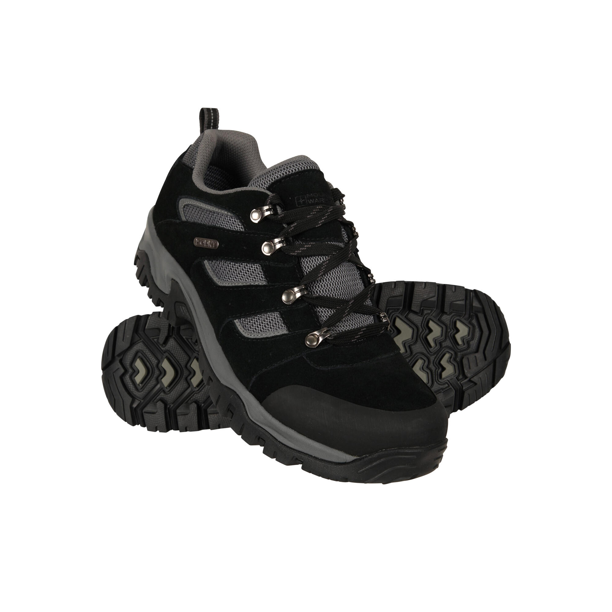 MOUNTAIN WAREHOUSE Scarpe Da Passeggio Pelle Scamosciata Uomo Mountain Warehouse Voyage Nero