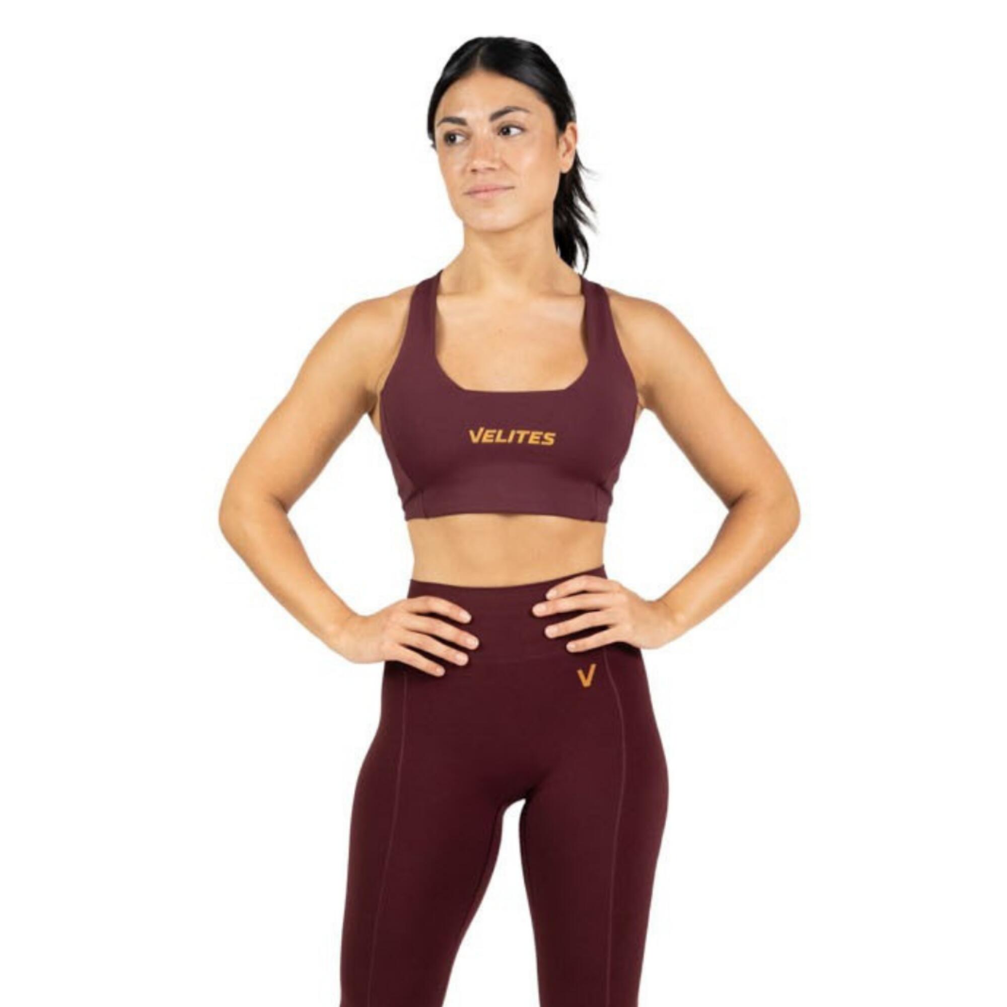 Velites - Soutien-gorge Décolleté Holo Velites - Débardeur - Bordeaux|jaune|rouge|vert - 42 M/l - Decathlon