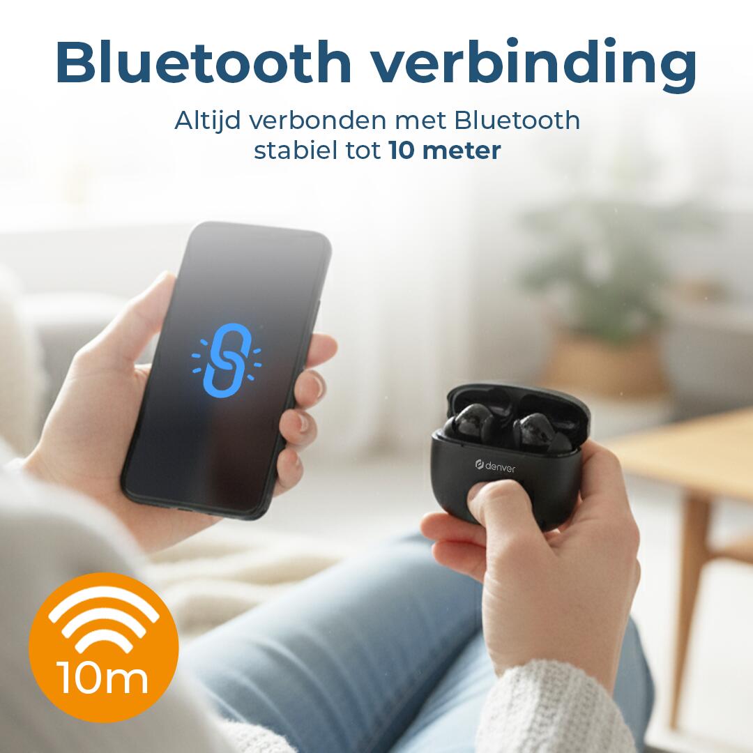 Słuchawki Bluetooth Denver Electronics TWE-48B USB 2/7