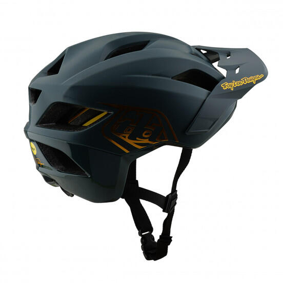 Casque TROY LEE Flowline Point Gray/Gold 2/5