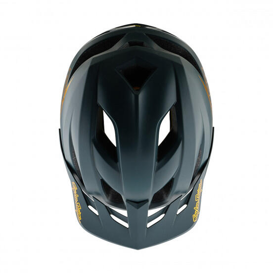 Casque TROY LEE Flowline Point Gray/Gold 4/5