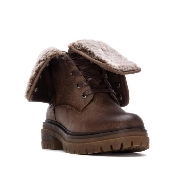 Botines Planos Mujer Refresh Marrón REFRESH Decathlon