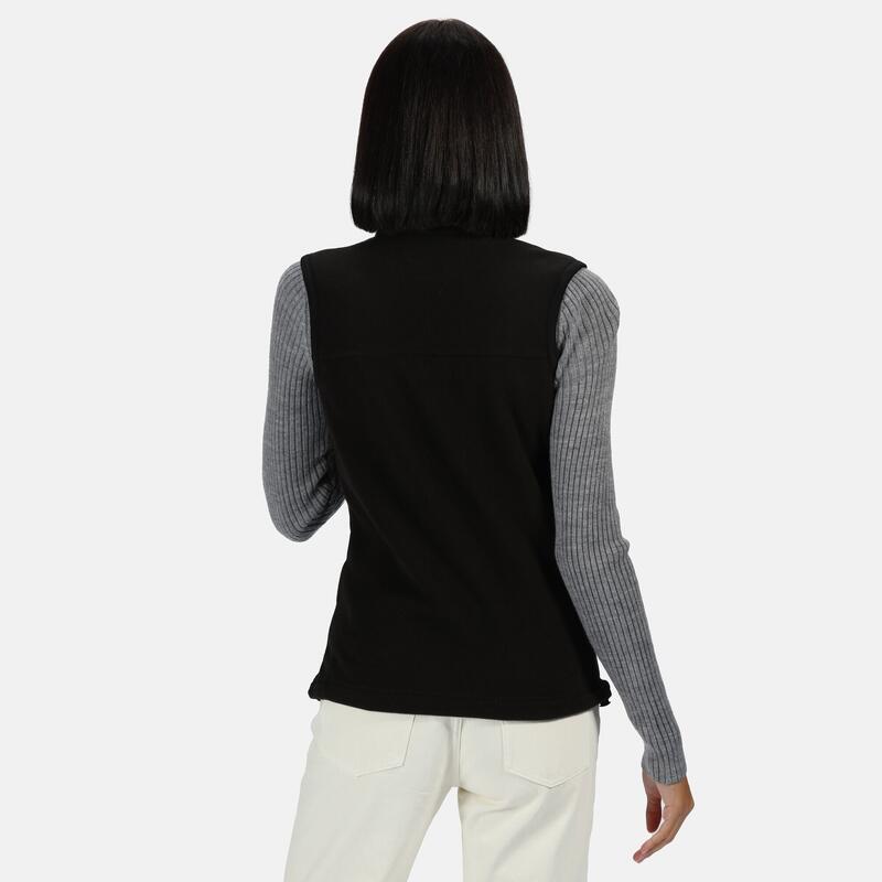 Veste polaire sans manches HABER Femme (Noir)