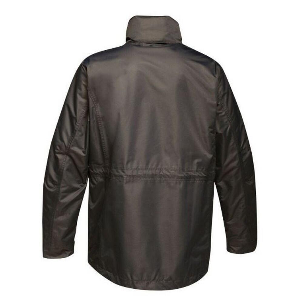 Mens Benson III Hooded Jacket (Traffic Black) 2/4