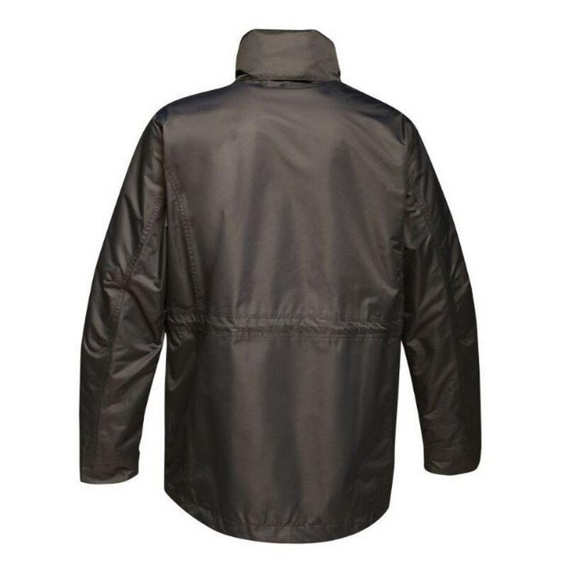 Heren Benson III Hooded Jacket (Verkeer Zwart)