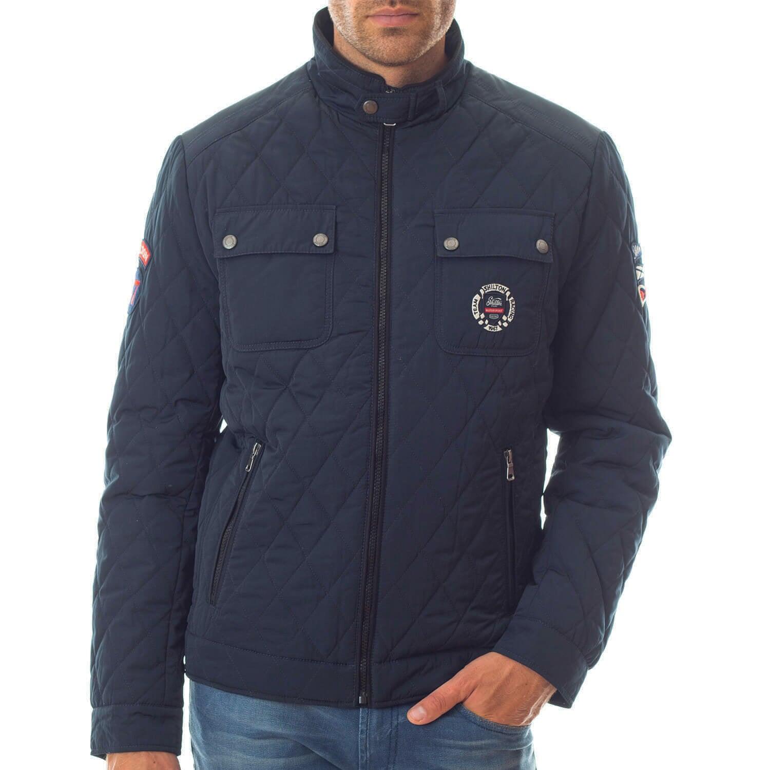 Shilton - Blouson Motors Homme - Blouson - Bleu - Decathlon