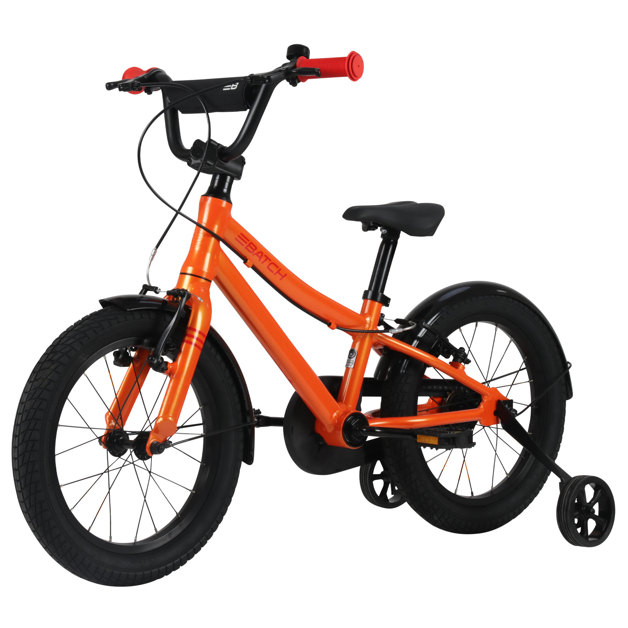 Vélo 16 pouces enfant 4-6 ans avec roues stabilisateurs et