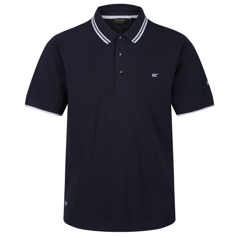 Polo piqué Talcott II para hombre caballero Marino, Blanco