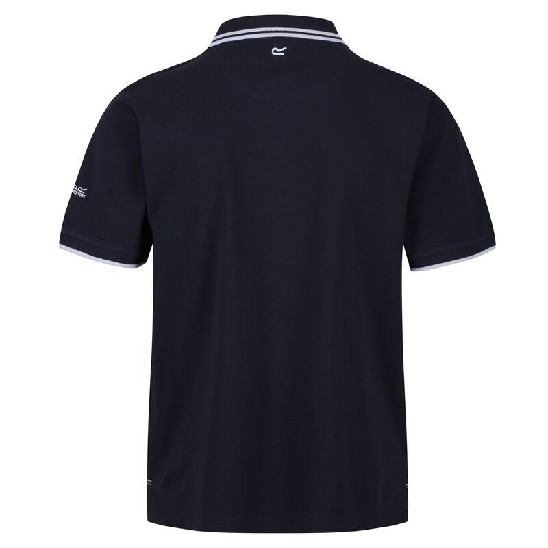 Polo piqué Talcott II para hombre caballero Marino, Blanco