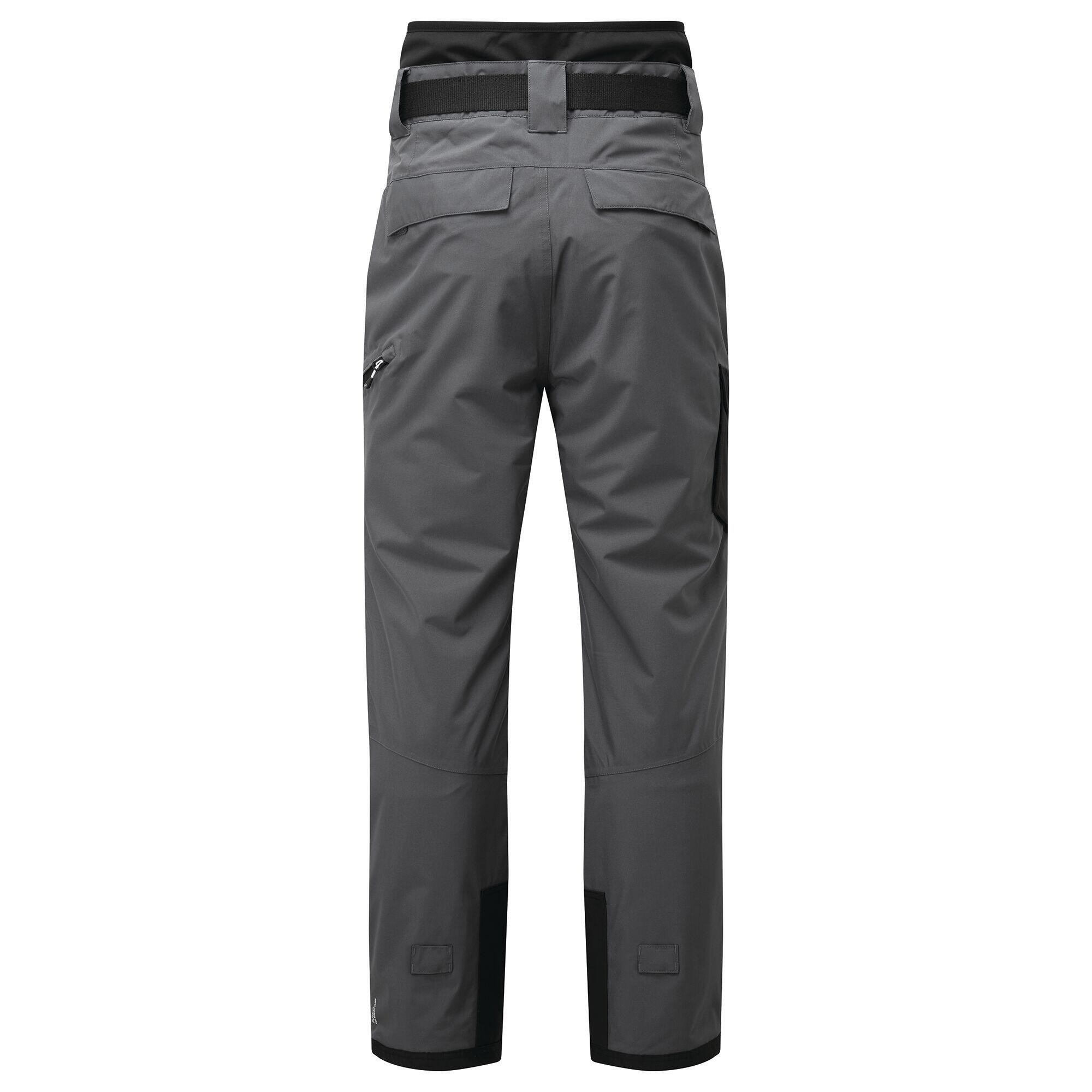 Mens Absolute II Ski Trousers (Ebony Grey/Black) 2/5