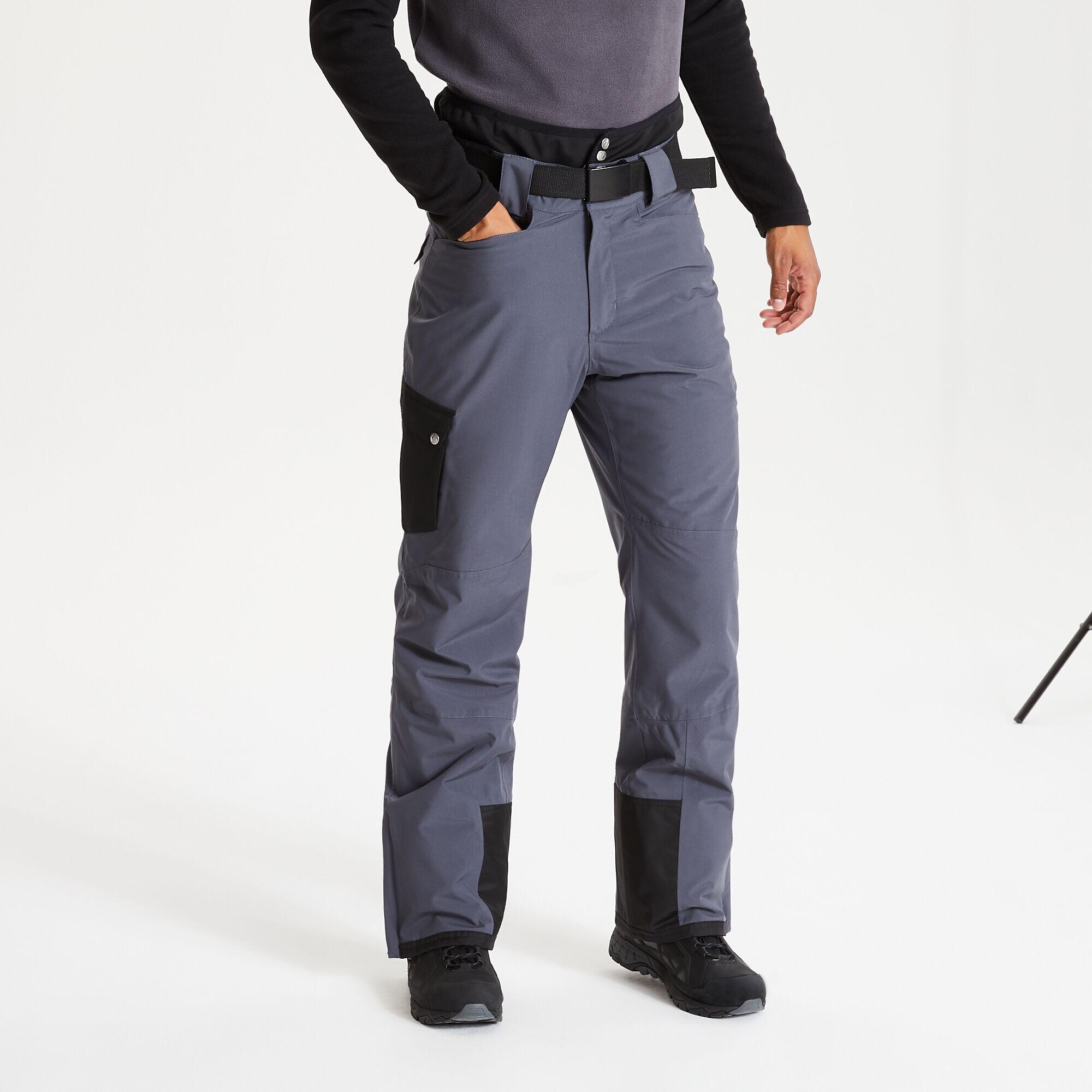 Mens Absolute II Ski Trousers (Ebony Grey/Black) 4/5