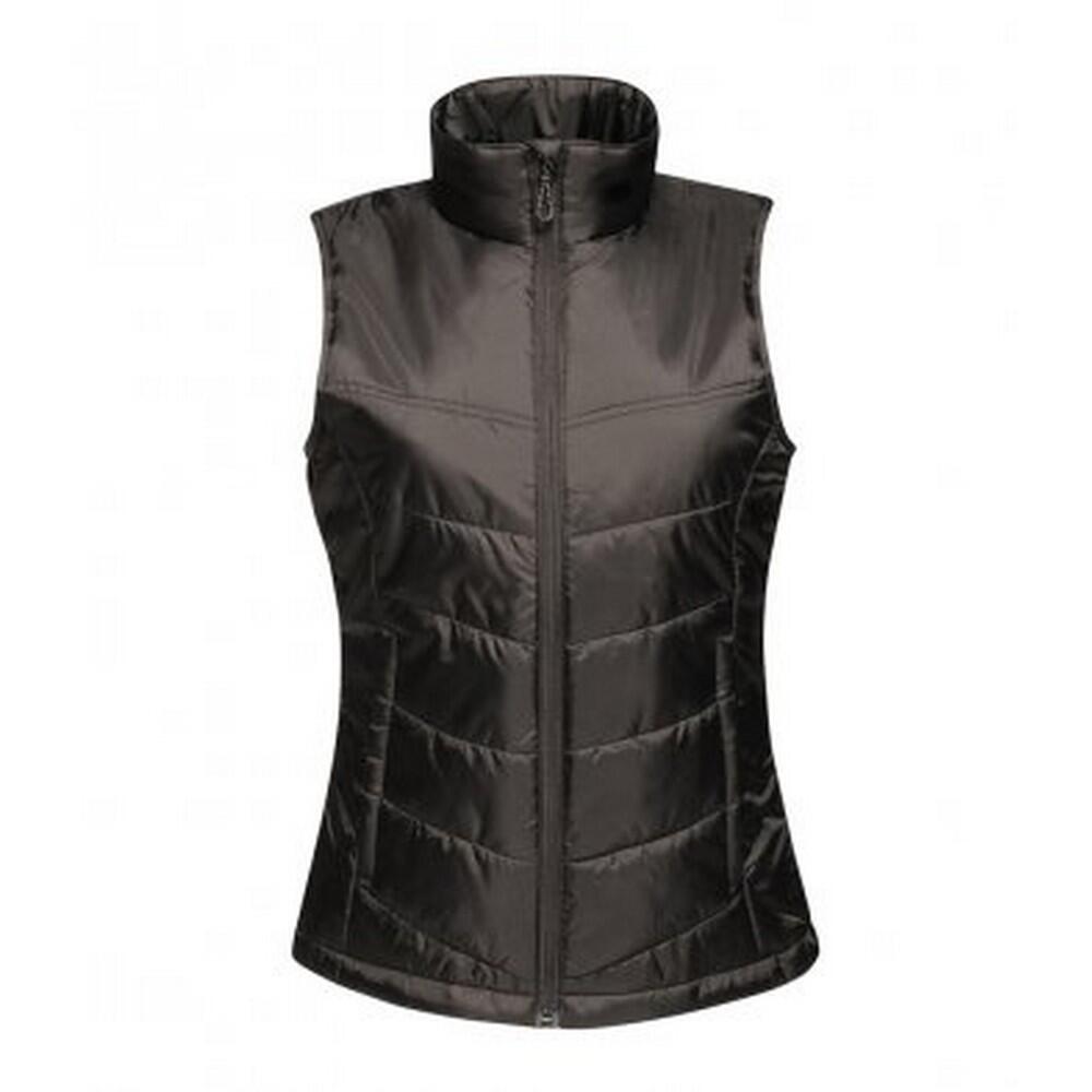 Womens/Ladies Stage II Insulated Bodywarmer (Black) 1/4