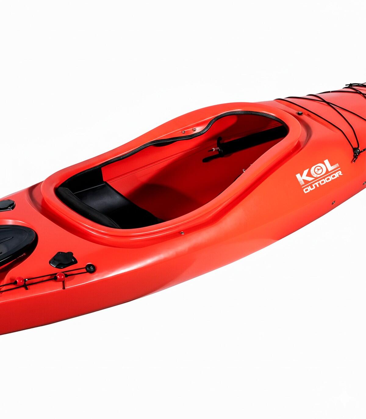 Kayak de mar y travesías con timón Swift Rojo/Negro - 360x64cm 3/5