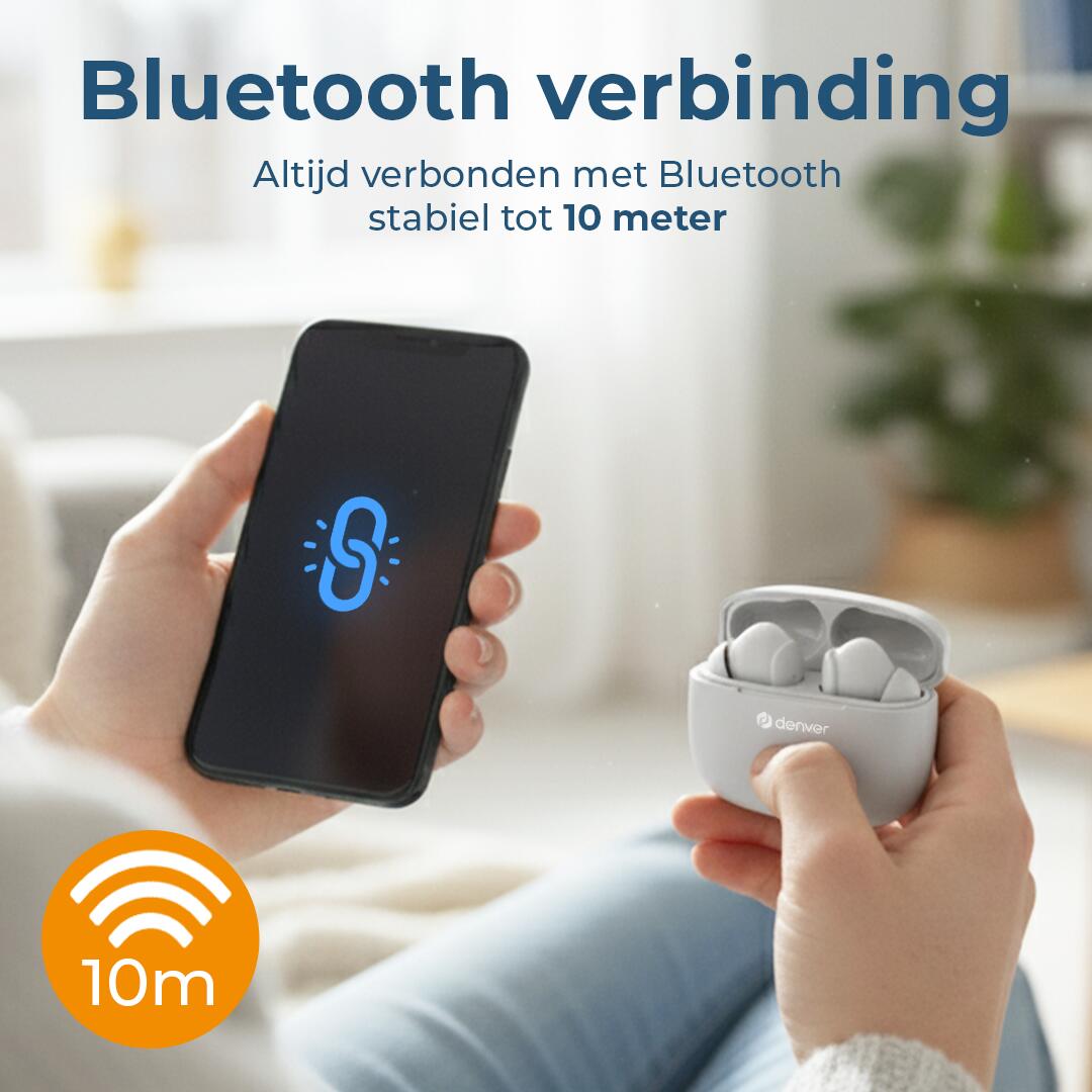 Słuchawki Bluetooth Denver Electronics TWE-48GR Szary 2/7