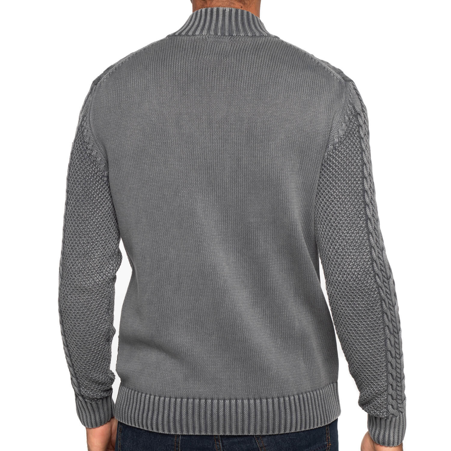 Gilet torsades coupe droite CLUB homme 2/3