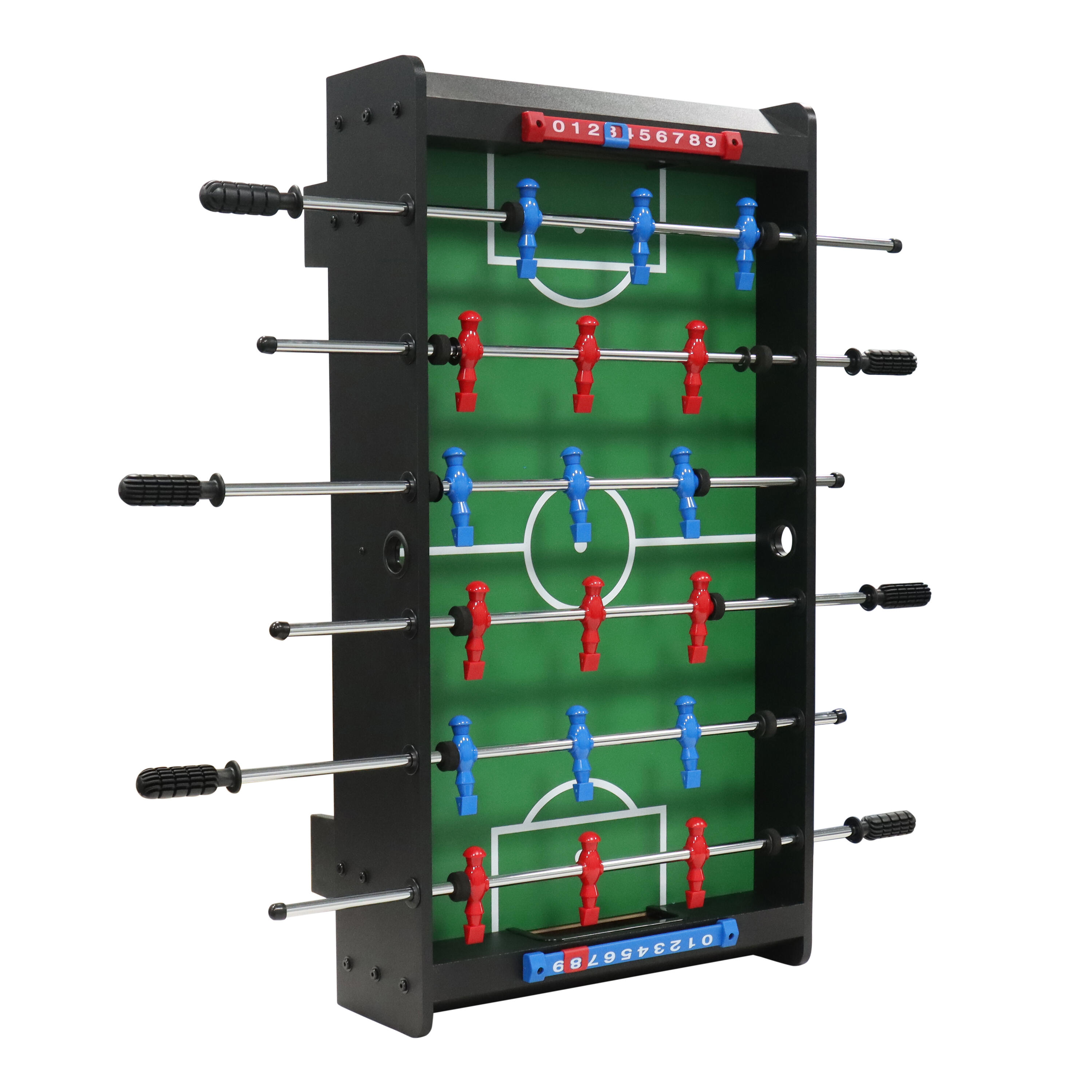 Mesa de futbolín mini,  3 pies | Accesorios incluidos, negro 6/7