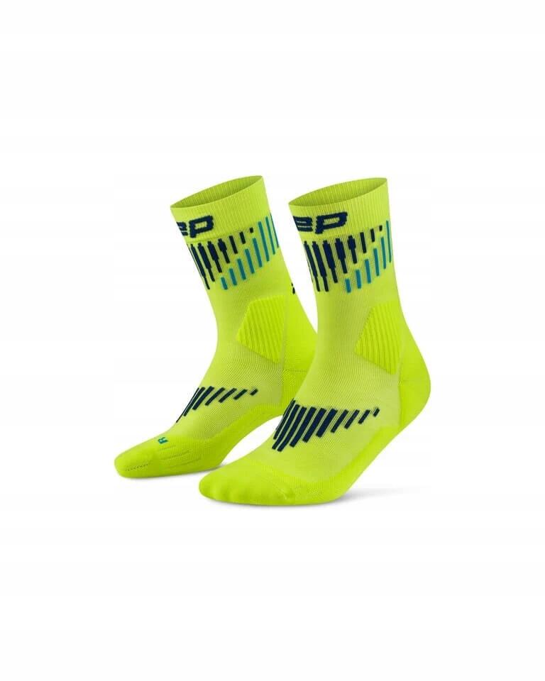 CEP Meias de compressão para mulher CEP Compression Core Merino 3.0 Mid Cut