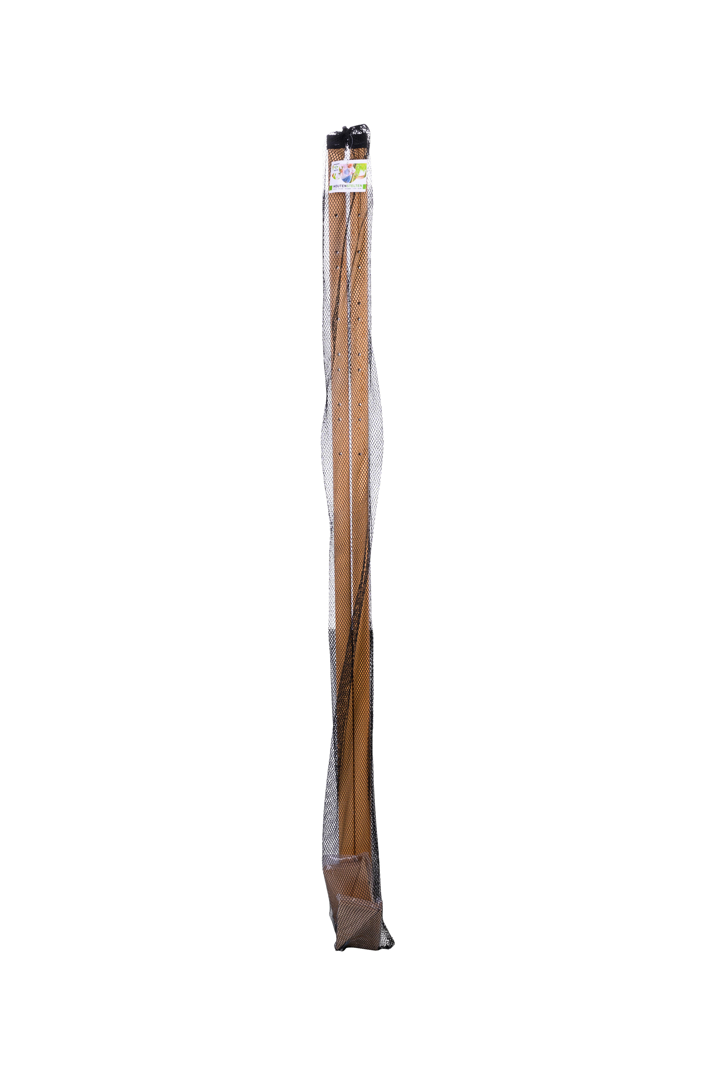 Zancos de madera de 170 cm con topes a dos alturas, peso máximo 60 kg. 2/3