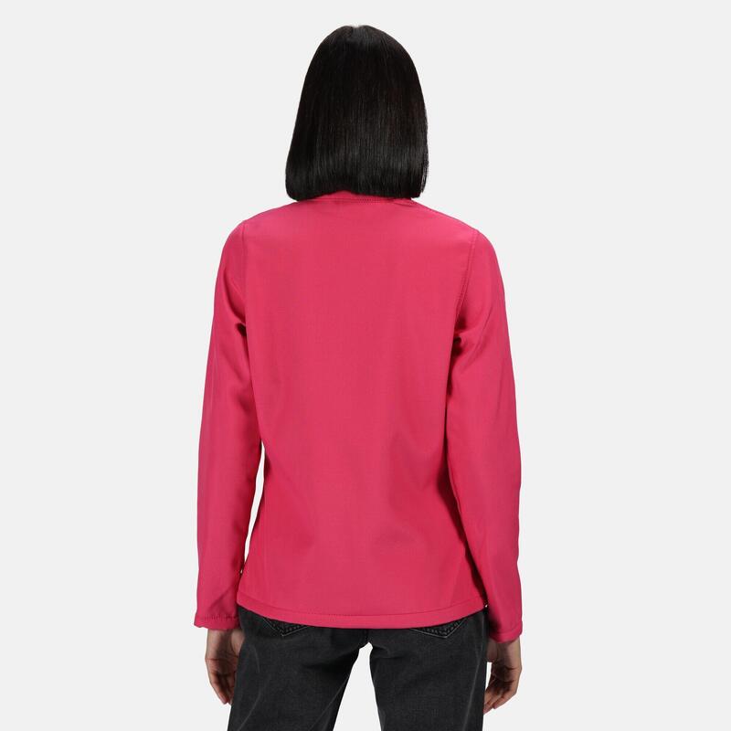 Dames Ablaze Printable Softshell Jas (Roze/Zwart)