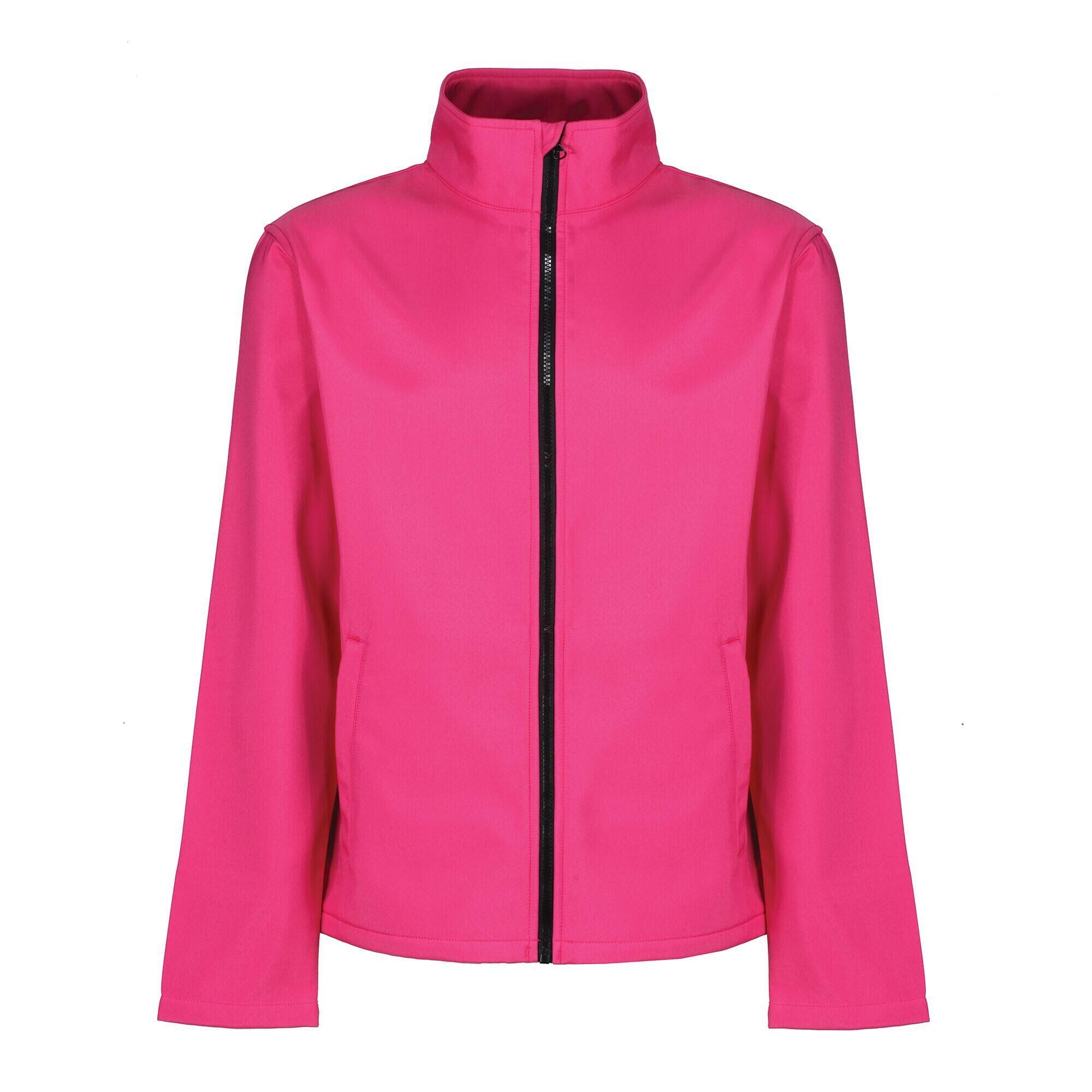 REGATTA Mens Ablaze Printable Softshell Jacket (Hot Pink/Black)