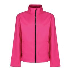 Heren Ablaze Printable Softshell Jas (Heet Roze/Zwart)