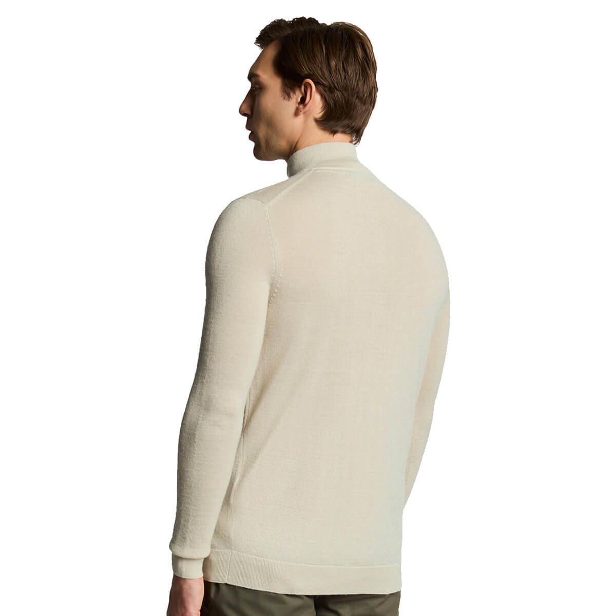 Merinowollen pullover 1/4 rits Lyle & Scott 2/5