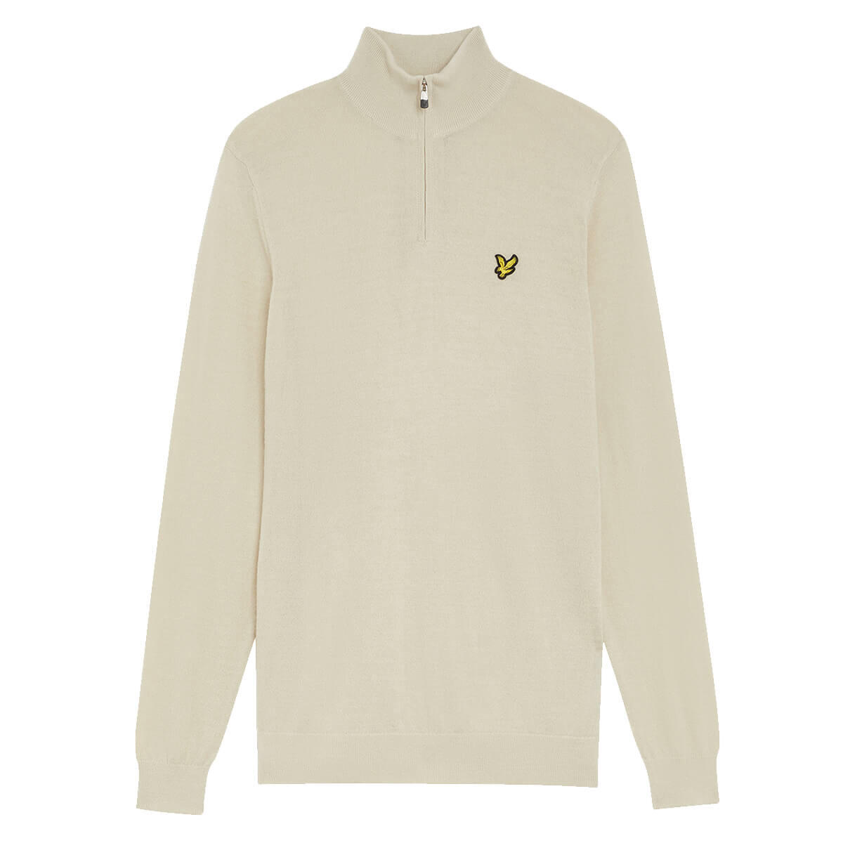 Merinowollen pullover 1/4 rits Lyle & Scott 4/5