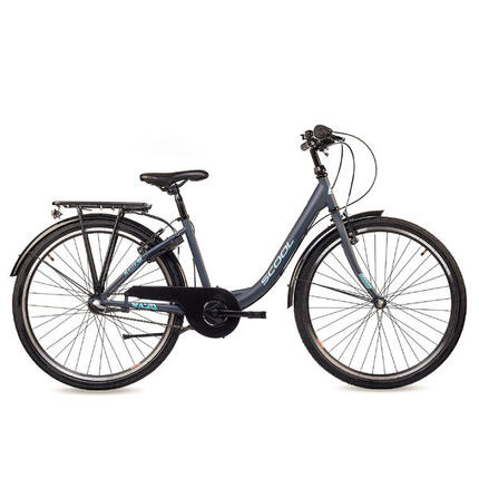 chiX, 24 Zoll Kinderfahrrad, 3-Gang, Koralle/Dunkelrot, 130–145 cm