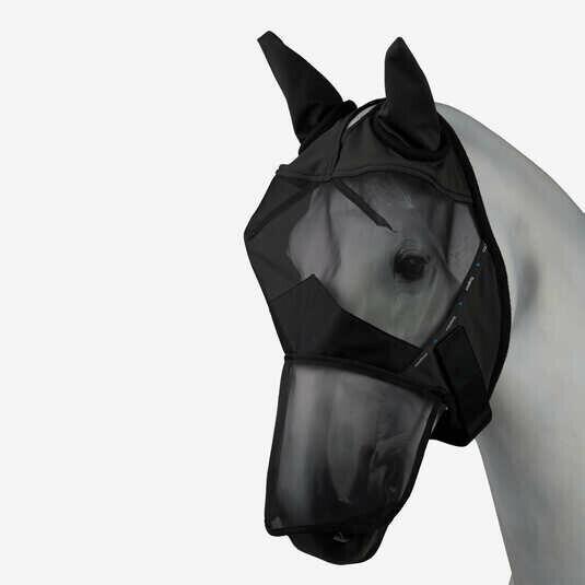 Masque anti-mouches pour cheval rafraîchissant Horze Limited Edition