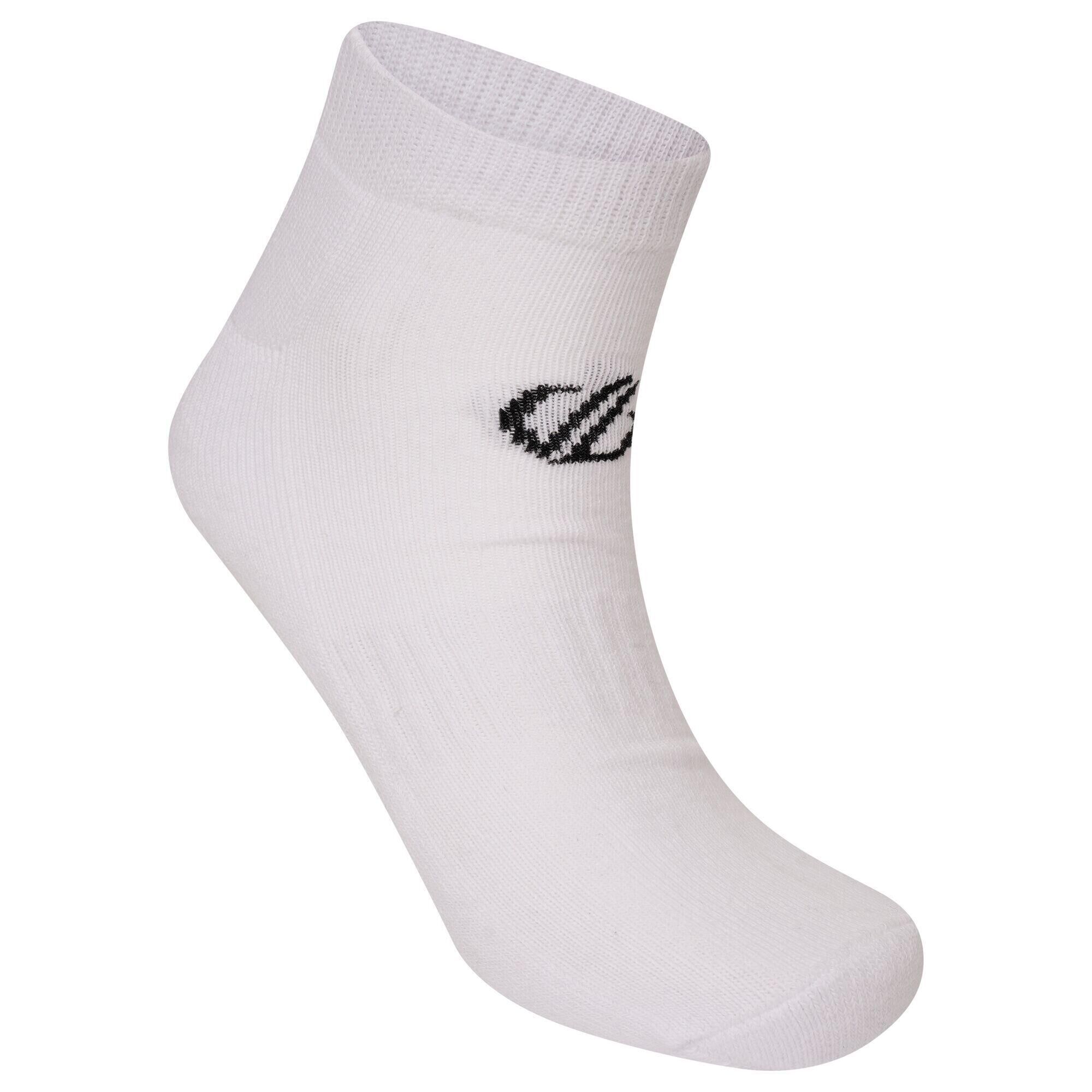 DARE 2B Unisex Adult Essentials Ankle Socks (Pack of 2) (White)