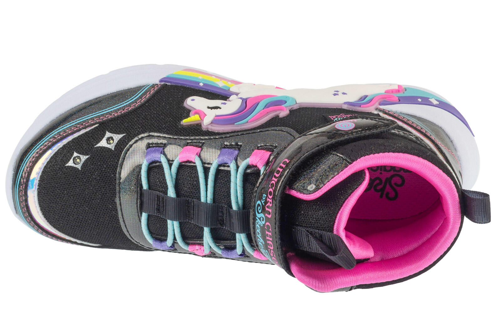 Buty sportowe Sneakersy dziewczęce, S-Lights: Unicorn Chaser - Jumping Magic 3/4