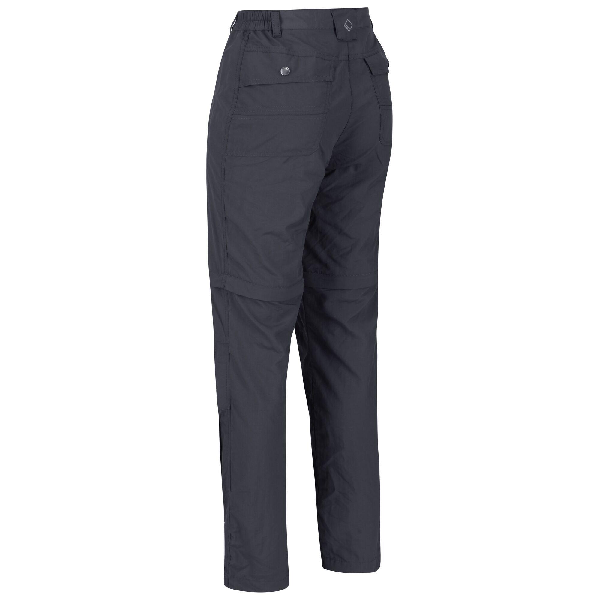 Womens/Ladies Chaska II Zip Off Trousers (Seal Grey) 2/4