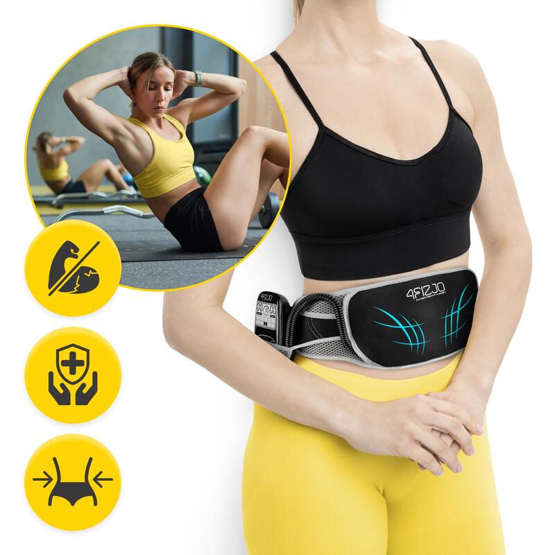 Centură EMS stimulator electric pentru mușchii abdomenului
