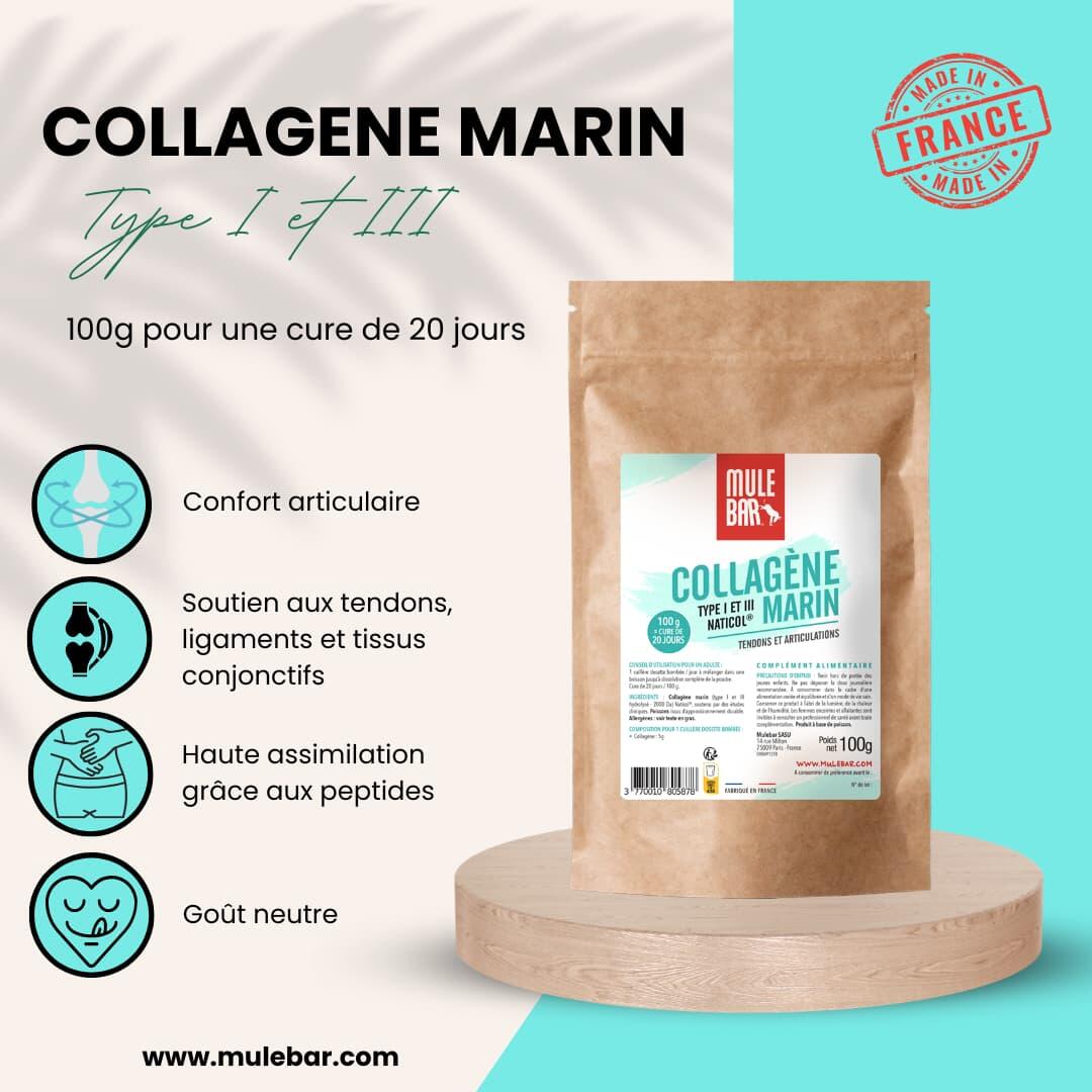 Collagène marin Type I et III Mulebar 3/7