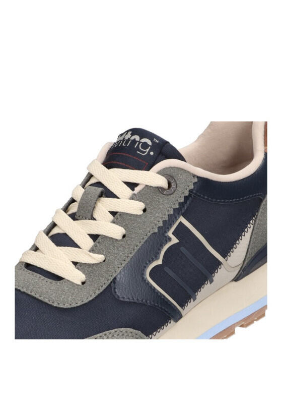 Deportivas Casual Hombre Suela Plana - Modelo 84489 Marino 6/6