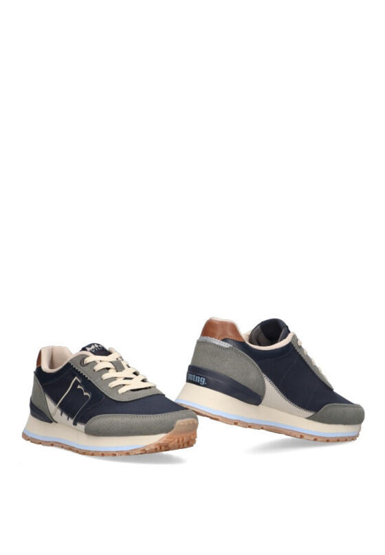 Deportivas Casual Hombre Suela Plana - Modelo 84489 Marino 5/6