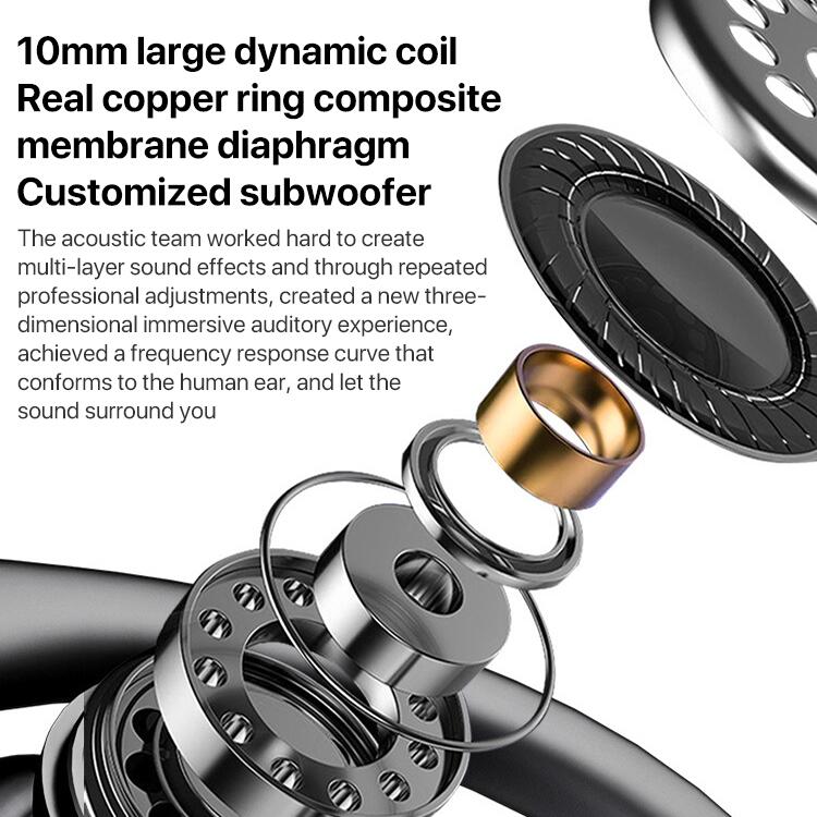Lenovo Erazer XT60 Pro Bluetooth 5.3 oordopjes sport oordopjes (wit) 4/7