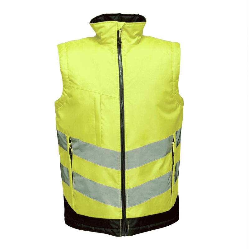 Colete Térmico Refletor Hi Vis Pro Homem Amarelo / Azul Marinho