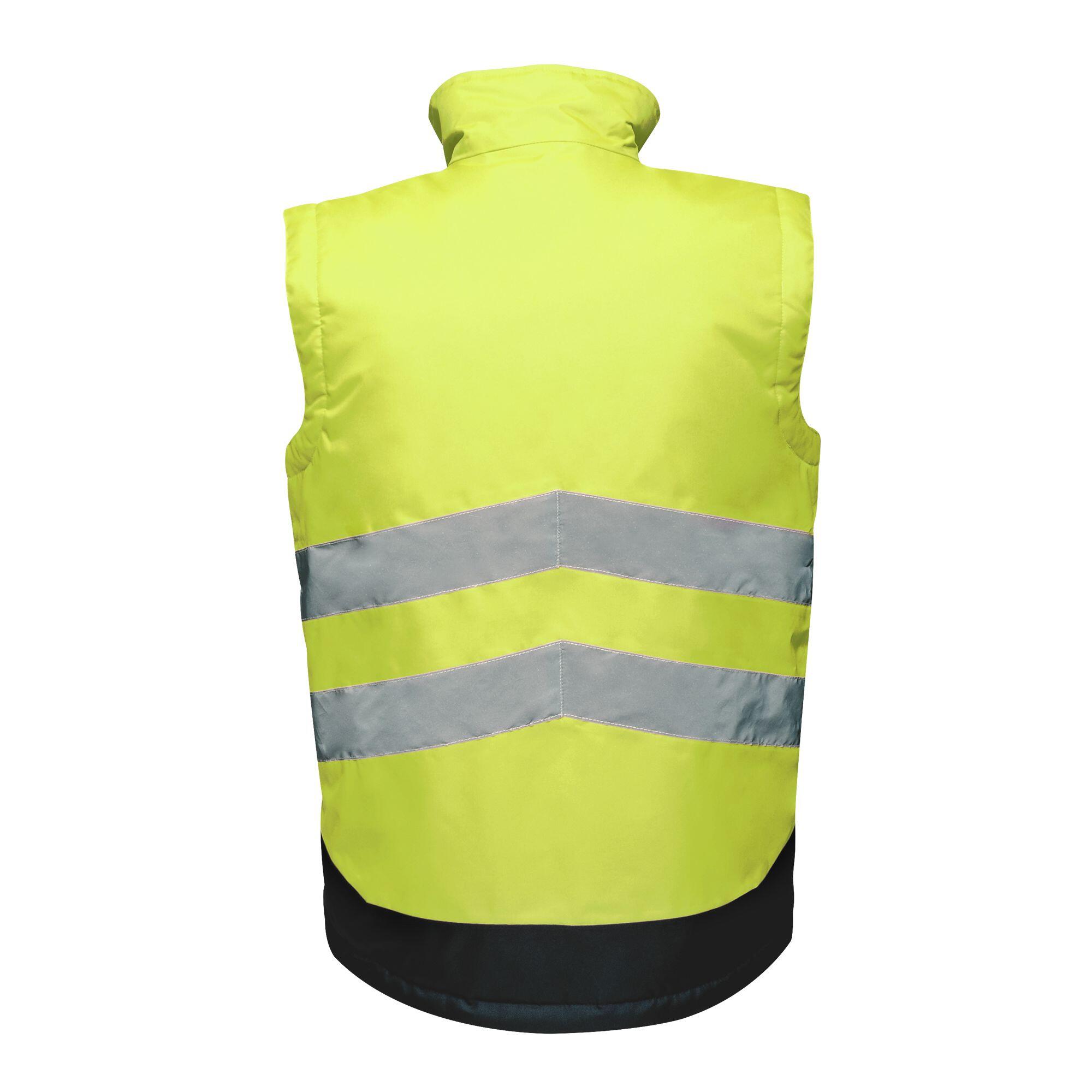 Professional Warnweste Herren Gelb/Marineblau 2/5