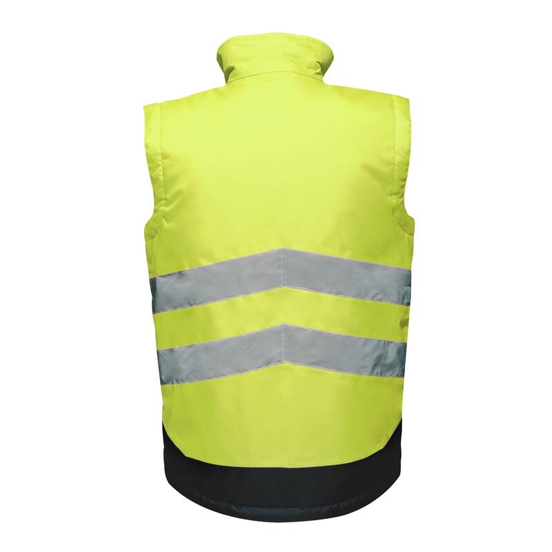 Colete Térmico Refletor Hi Vis Pro Homem Amarelo / Azul Marinho