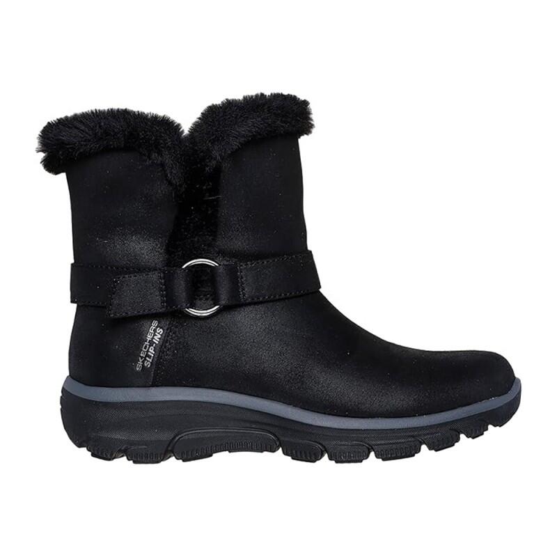 Botas Planas Mujer Skechers Slip-ins Relaxed Fit Negro 5/5