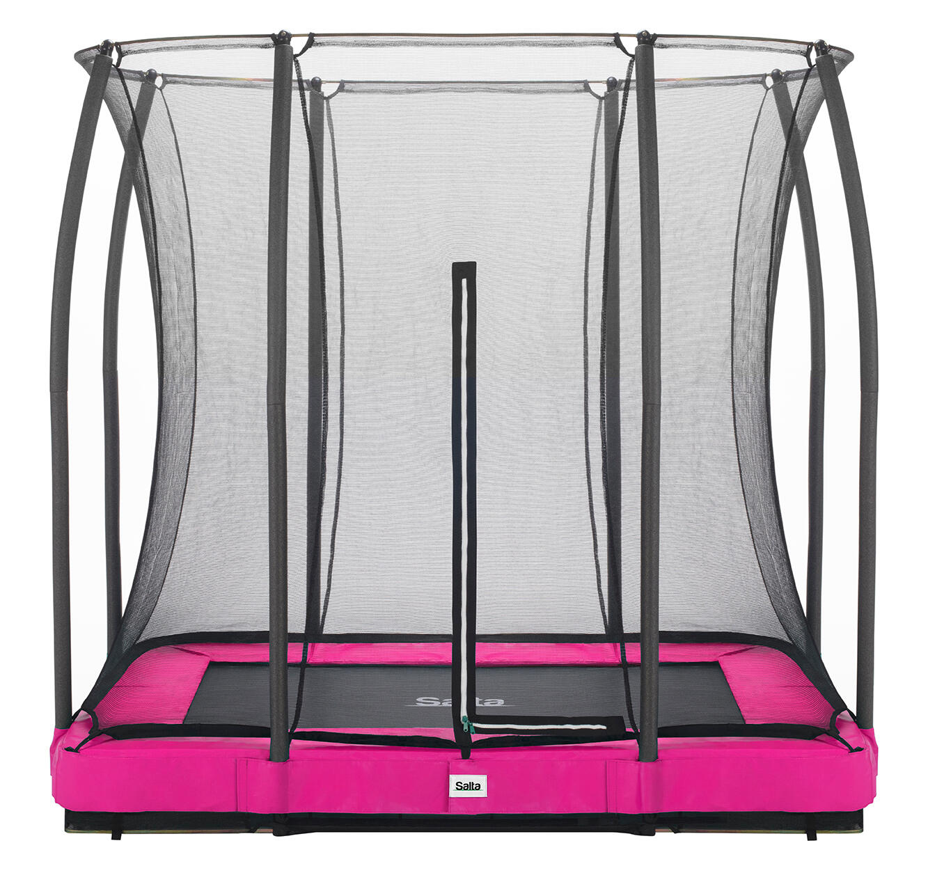 Comfort Edition Ground - Inground trampoline - 214x153cm - Roze 2/8