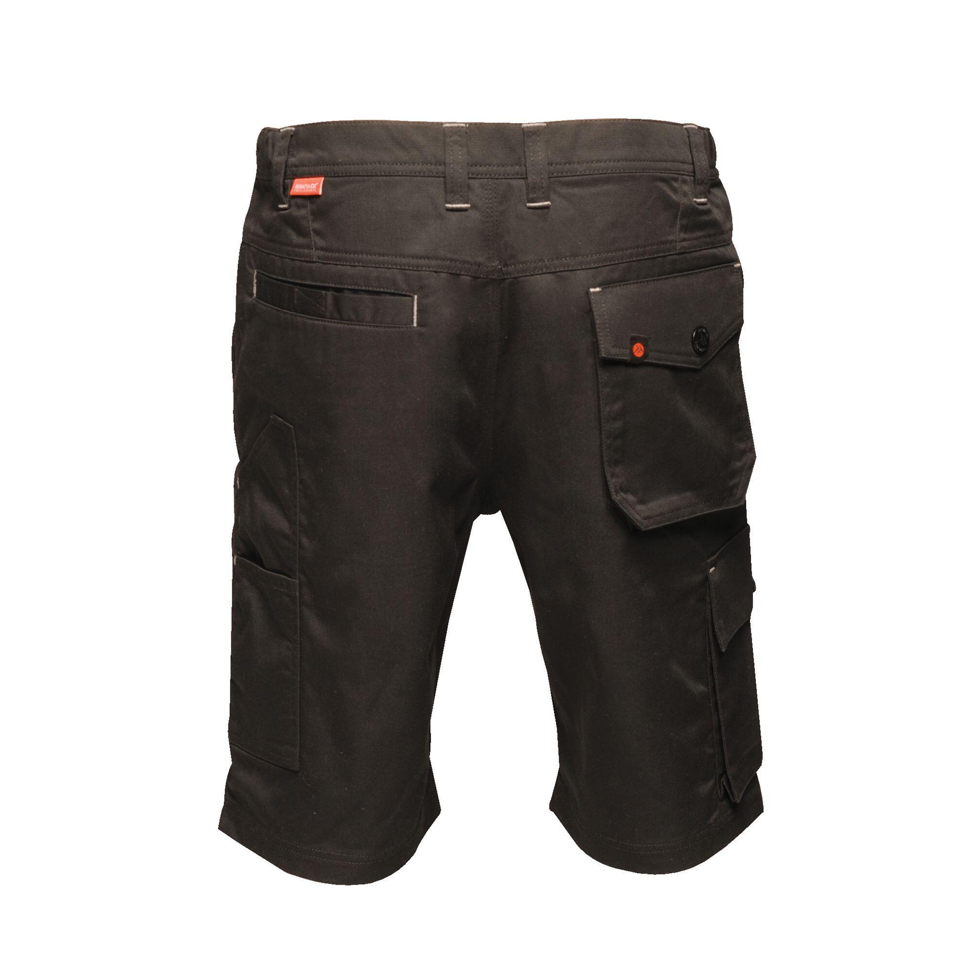 Mens Heroic Cargo Shorts (Black) 2/4