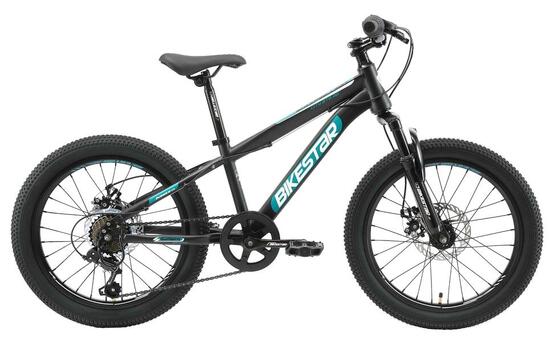 VTT 20" vélo enfant 6 ans, semi-rigide, 7 vitesses, frein à disque