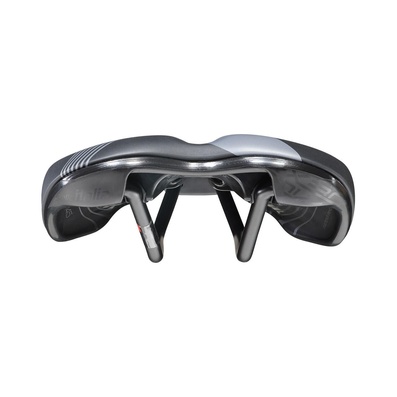 X-BOW FeC Sattel aus Aluminium, schwarz 5/7