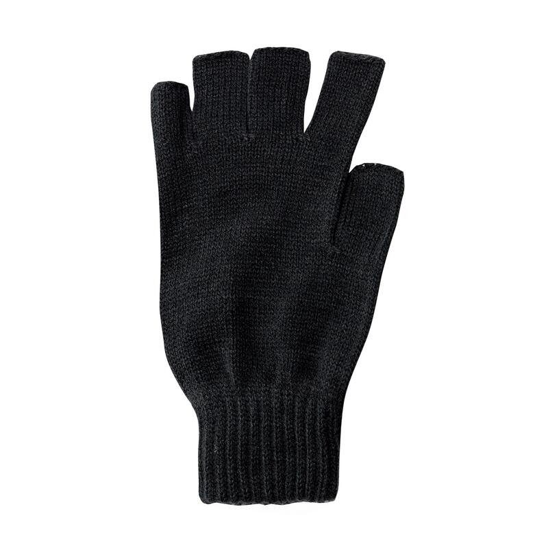 Unisex Fingerlose Handschuhe Damen und Herren Schwarz