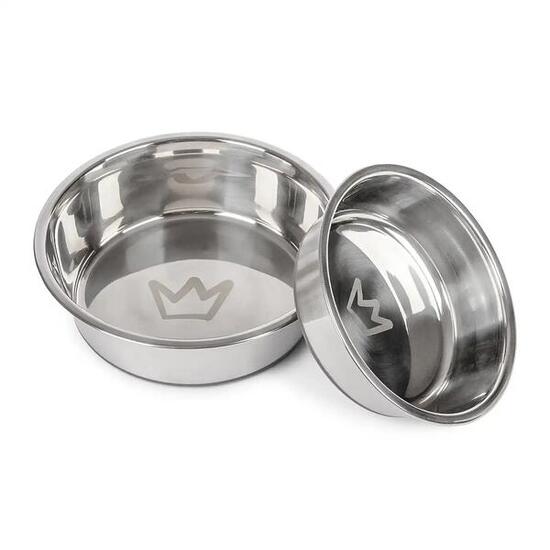 Edelstahlnapf - 2er Set Futternapf