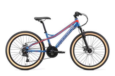 Mtb 24" aluminium. kinderfiets 9 jaar. hardtail. 21 versnellingen. schijfremmen