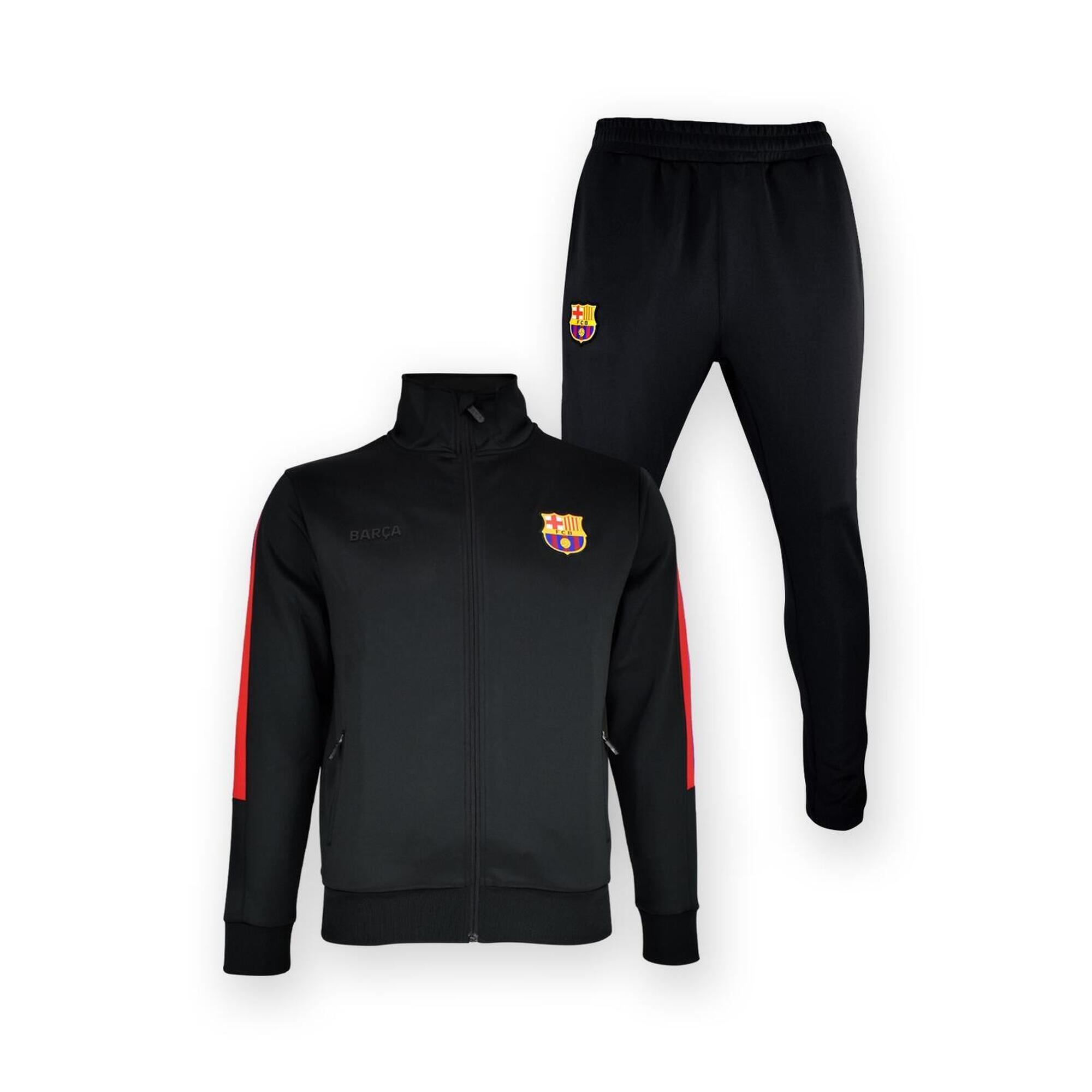 Fc Barcelona - Survêtement D'Entraînement Fc Barcelona Enfants 25/26 - Noir - Survêtement - Multicolore|noir - 14 Ans / 164 Cm - Decathlon