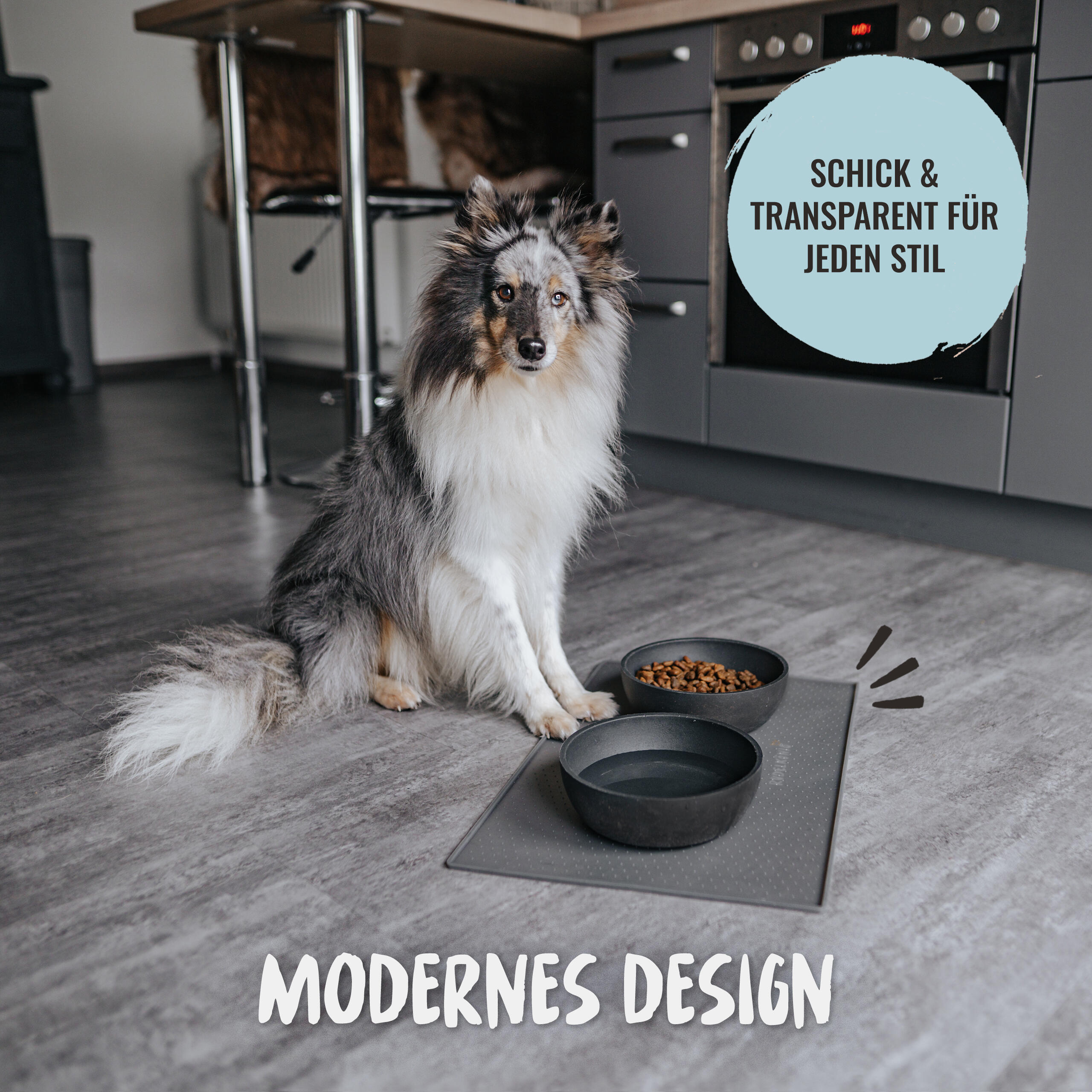 Rudelkönig Tapis pour gamelle pour chiens et chats 6/6
